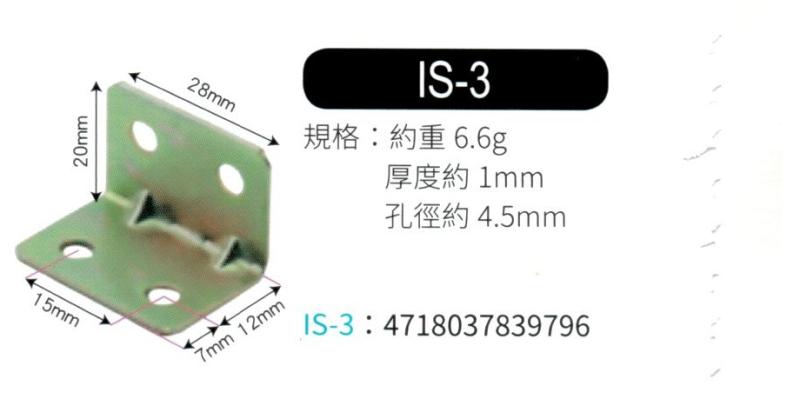 輔助補強鐵片  IS3