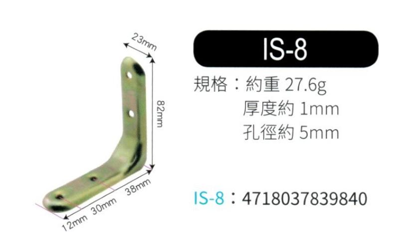輔助補強鐵片  IS8