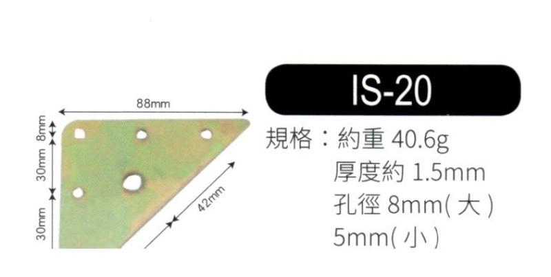 輔助補強鐵片  IS20